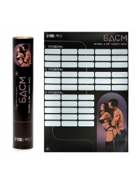 Плакат для двоих со скретч-слоем «БДСМ» - Сима-Ленд - купить с доставкой в Твери