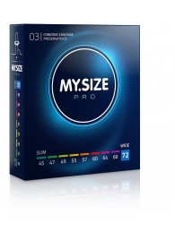 Презервативы MY.SIZE размер 72 - 3 шт. - My.Size - купить с доставкой в Твери