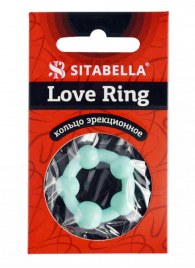 Цветное эрекционное кольцо с 5 бусинами Love Ring - Sitabella - в Твери купить с доставкой