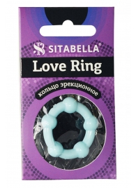 Цветное эрекционное кольцо Love Ring с бусинами - Sitabella - в Твери купить с доставкой