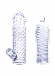 Набор из 2 прозрачных насадок на член Seductive Tickler Sleeves - NMC - в Твери купить с доставкой