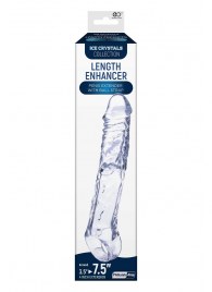 Прозрачная насадка-удлинитель Length Enhancer с подхватом - 22,3 см. - NMC - в Твери купить с доставкой