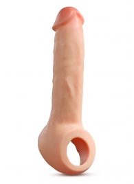 Телесная насадка-удлинитель Thrive 8.75 Inch Realistic Penis Extender Sleeve - 22,2 см. - Blush Novelties - в Твери купить с доставкой