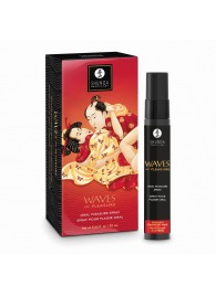 Оральный спрей Waves of Pleasure с ароматом клубники и шампанского - 20 мл. - Shunga - купить с доставкой в Твери