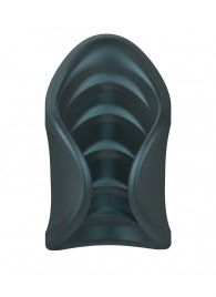 Серый сквозной мастурбатор с вибрацией Manwan Starter - Manwan - в Твери купить с доставкой