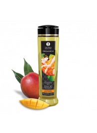 Массажное масло для тела Luscious Mango с ароматом манго - 240 мл. - Shunga - купить с доставкой в Твери