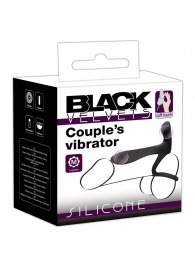 Черная насадка на член с вибрацией Couple’s Vibrator - Orion - в Твери купить с доставкой