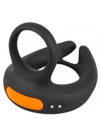 Черный вибростимулятор мошонки RC Scrotum Stimulator with Vibration - Orion - в Твери купить с доставкой