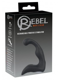 Черный перезаряжаемый стимулятор простаты с вибрацией - 14,6 см. - Orion - в Твери купить с доставкой