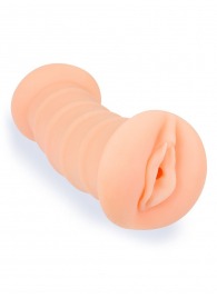 Телесный двусторонний мастурбатор с вибропулей и эрекционными кольцами в комплекте - Sexy Girl - в Твери купить с доставкой