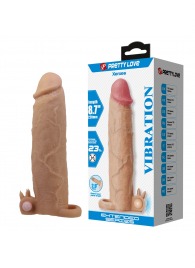 Телесная насадка на пенис Xerxes - 22 см. - Baile - в Твери купить с доставкой