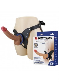 Поясной страпон Wells: трусики в форме бабочки и фаллоимитатор-насадка - Baile - купить с доставкой в Твери