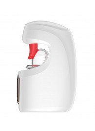 Белый мастурбатор с язычком и возвратно-поступательными движениями - Secwell - в Твери купить с доставкой