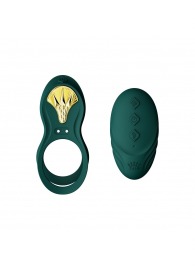 Зеленое эрекционное виброкольцо Bayek с пультом ДУ - Zalo - в Твери купить с доставкой