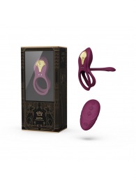 Фиолетовое эрекционное виброкольцо Bayek с пультом ДУ - Zalo - в Твери купить с доставкой