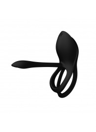 Черное эрекционное виброкольцо Bayek с пультом ДУ - Zalo - в Твери купить с доставкой