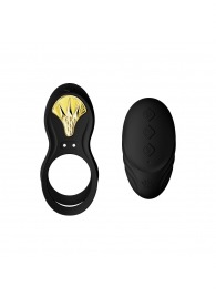 Черное эрекционное виброкольцо Bayek с пультом ДУ - Zalo - в Твери купить с доставкой