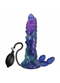 Фиолетовый яйцеродящий фаллоимитатор Duskwalker Sentinal на присоске - 22,4 см. - Baile - купить с доставкой в Твери