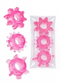 Комплект из трех розовых эрекционных колец - Erowoman-Eroman - в Твери купить с доставкой