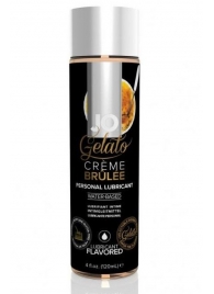 Лубрикант с ароматом крем-брюле JO GELATO CREME BRULEE - 120 мл. - System JO - купить с доставкой в Твери