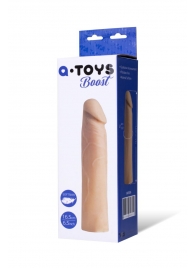 Реалистичная насадка с ярко выраженной головкой - 16,5 см. - A-toys - в Твери купить с доставкой