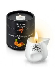 Массажная свеча с ароматом манго и ананаса Bougie de Massage Ananas Mangue - 80 мл. - Plaisir Secret - купить с доставкой в Твери
