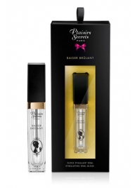 Стимулирующий блеск для губ Baiser Brulant Gloss Plaisirs Secrets - 7 мл. - Plaisir Secret - купить с доставкой в Твери