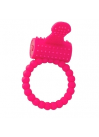 Розовое силиконовое виброкольцо A-toys - A-toys - в Твери купить с доставкой