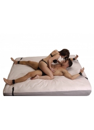 Бондаж для фиксации на кровати Frisky Bedroom Restraint Kit - XR Brands - купить с доставкой в Твери