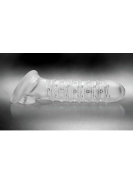 Утолщающая ребристая насадка на пенис - Доминирующее кольцо - в Твери купить с доставкой