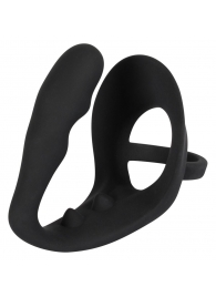 Эрекционное кольцо с подхватом мошонки и анальным отростком для воздействия на простату - Orion - в Твери купить с доставкой