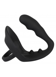 Эрекционное кольцо с подхватом мошонки и анальным отростком для воздействия на простату - Orion - в Твери купить с доставкой