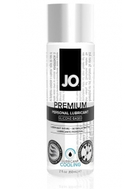 Охлаждающий лубрикант на силиконовой основе JO Personal Premium Lubricant Cooling - 60 мл. - System JO - купить с доставкой в Твери
