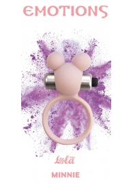 Розовое эрекционное виброколечко Emotions Minnie Light pink - Lola Games - в Твери купить с доставкой