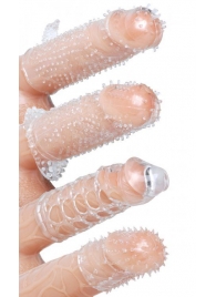 Набор из 4 насадок на член Pleasured Penis Enhancement Sleeve 4 Pack - XR Brands - в Твери купить с доставкой