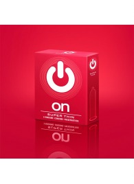 Супертонкие презервативы ON) Super Thin - 3 шт. - ON) - купить с доставкой в Твери