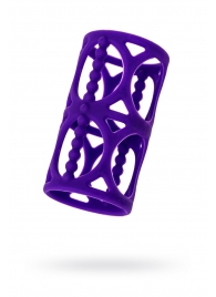 Фиолетовая насадка-сетка на член - A-toys - в Твери купить с доставкой