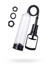 Вакуумная помпа A-toys с уплотнителем и эрекционными кольцами - A-toys - в Твери купить с доставкой