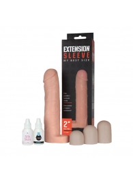 Насадка-удлинитель Extension sleeve с подхватом мошонки - 19 см. - Sitabella - в Твери купить с доставкой