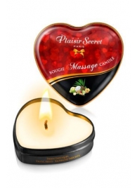 Массажная свеча с ароматом экзотических фруктов Bougie Massage Candle - 35 мл. - Plaisir Secret - купить с доставкой в Твери
