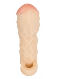 Закрытая удлиняющая насадка на пенис с подхватом мошонки T B Extension - Orion - в Твери купить с доставкой