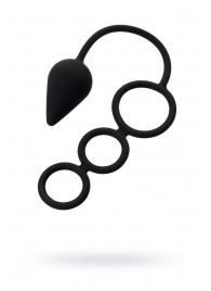 Тройное эрекционное кольцо с анальным хвостом Drop M-size - Erotist Adult Toys - в Твери купить с доставкой