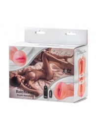 Двусторонний мастурбатор с вибропулей Satisfaction Babylicious - Lola Games - в Твери купить с доставкой