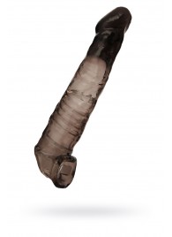 Чёрная насадка на пенис - 22,5 см. - ToyFa - в Твери купить с доставкой