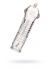 Прозрачная закрытая насадка на пенис TOYFA A-Toys - 14,7 см. - A-toys - в Твери купить с доставкой