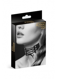 Оригинальный ошейник-чокер со шнуровкой - Bijoux Pour Toi - купить с доставкой в Твери
