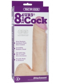 Ультрареалистичная насадка для трусиков Vac-U-Lock 8  ULTRASKYN Cock - 20,57 см. - Doc Johnson - купить с доставкой в Твери