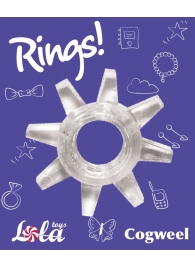 Прозрачное эрекционное кольцо Rings Cogweel - Lola Games - в Твери купить с доставкой