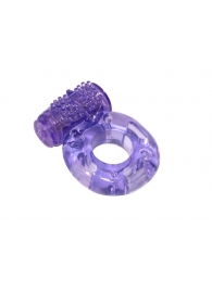 Фиолетовое эрекционное кольцо с вибрацией Rings Axle-pin - Lola Games - в Твери купить с доставкой