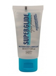 Гель-смазка на водной основе для чувствительной кожи Superglide - 30 мл. - HOT - купить с доставкой в Твери